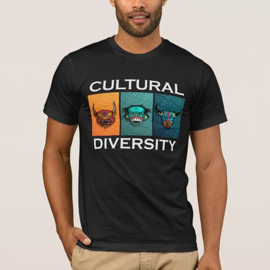 Culturele diversiteit t-shirt (Voorkant)