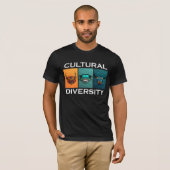 Culturele diversiteit t-shirt (Voorkant volledig)
