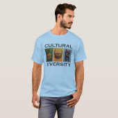 Culturele diversiteit t-shirt (Voorkant volledig)