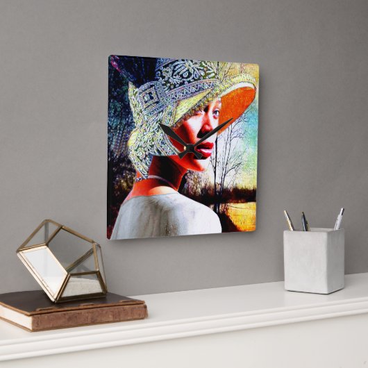 Culturele elegantie vierkante klok (Kantoor)