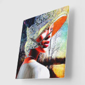 Culturele elegantie vierkante klok (Hoek)