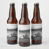 Culturele foto van de Egeïsche visser Bier Etiket (Flessen)