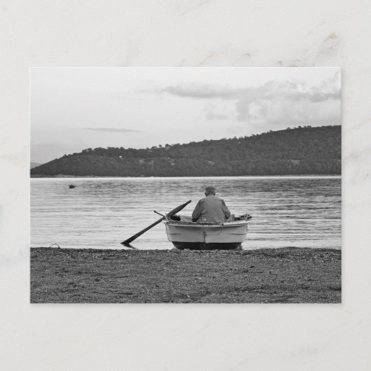 Culturele foto van de Egeïsche visser Briefkaart (Voorkant)