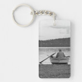 Culturele foto van de Egeïsche visser Sleutelhanger (Voorkant)