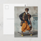 Culturele fusie op wielen briefkaart (Voorkant / Achterkant)