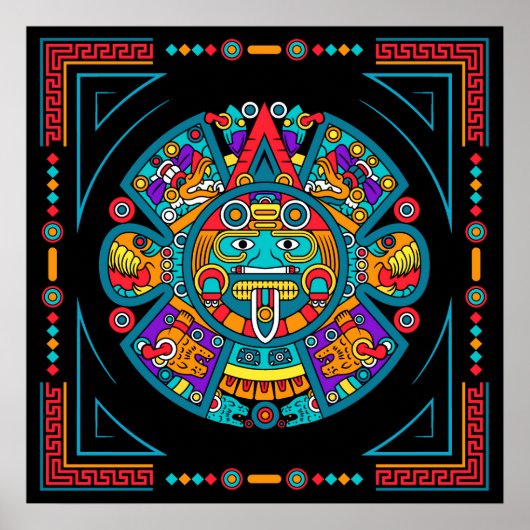 Culturele Kunst van Mexico Poster (Voorkant)