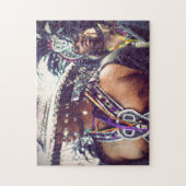Culturele mensen van Jamaica. Legpuzzel (Verticaal)