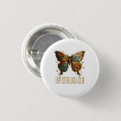 Culturele rimpelingen ronde button 3,2 cm (Voorkant /achterkant)