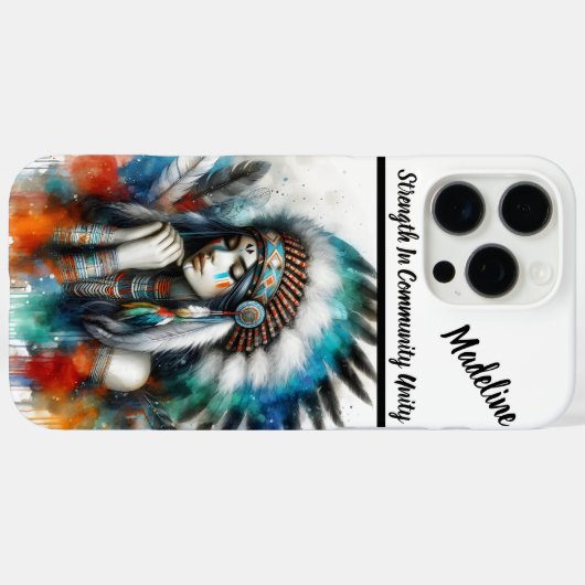 Culturele schoonheid Case-Mate iPhone case (Achterkant (horizontaal))