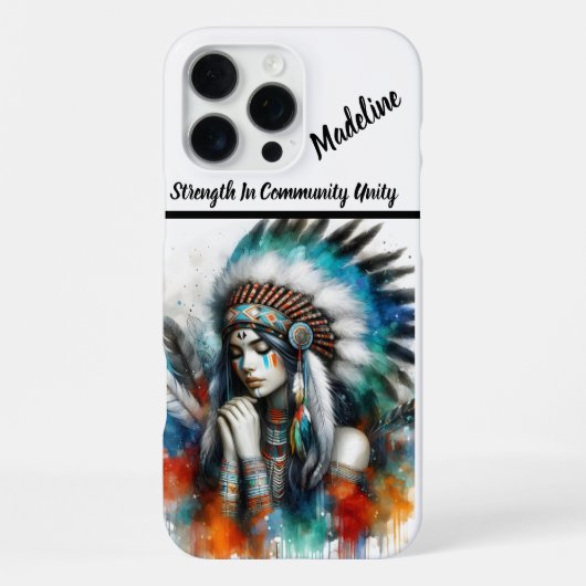 Culturele Schoonheid iPhone Hoesje (Achterkant)