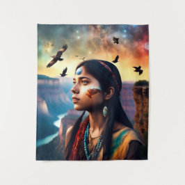 Culturele spirit art wandkleed