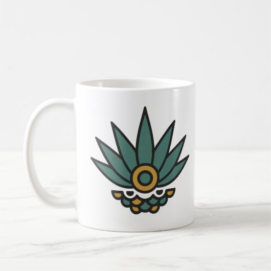 Culturele symboliek - Agave, Eagle & Snake Heart Koffiemok (Links)