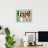 Culturele thema's in de kunst poster (Thuiskantoor)