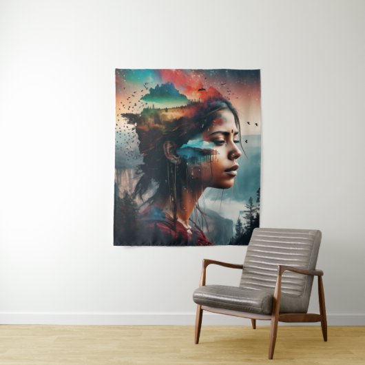 Culturele trots kunst wandkleed (In situ)