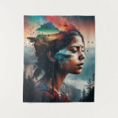 Culturele trots kunst wandkleed (Voorkant)