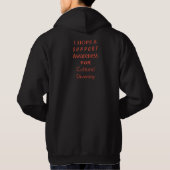 Culturele verscheidenheid Bewustmaking Koolstofzwe Hoodie (Achterkant)