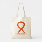 Culturele verscheidenheid Bewustmakingskunst Canva Tote Bag (Achterkant)