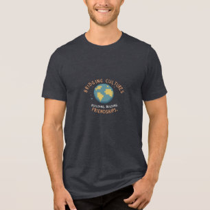 Culturen overbruggen, vriendschappen opbouwen Tri-Blend shirt