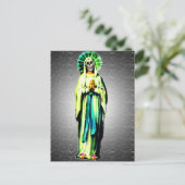 Cultus van Kerstman Muerte Feestdagenkaart (Staand voorkant)