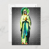 Cultus van Kerstman Muerte Feestdagenkaart (Voorkant / Achterkant)