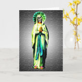 Cultus van Kerstman Muerte Kaart (Gele Bloem)