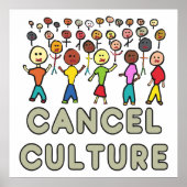 Cultuur annuleren poster (Voorkant)