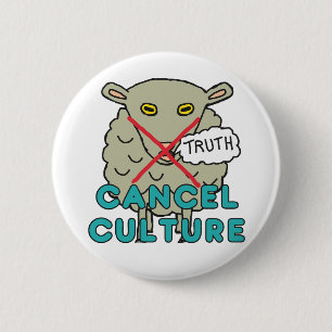 Cultuur annuleren ronde button 5,7 cm