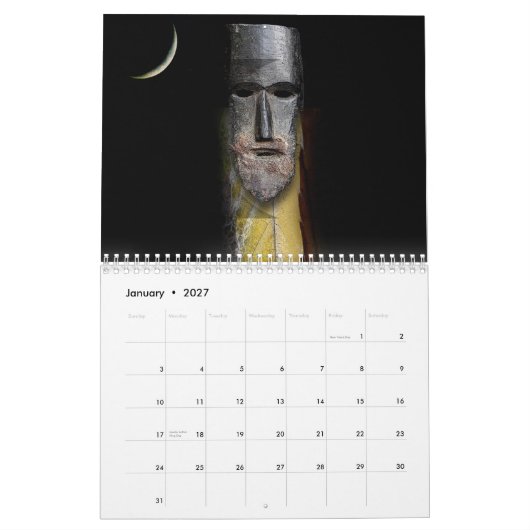 CULTUUR CALENDAR KALENDER (Jan 2027)