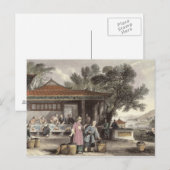 Cultuur en voorbereiding van thee uit 'China in Briefkaart (Voorkant / Achterkant)