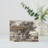 Cultuur en voorbereiding van thee uit 'China in Briefkaart (Staand voorkant)