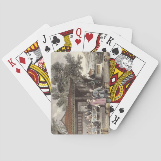 Cultuur en voorbereiding van thee uit 'China in Pokerkaarten (Achterkant)