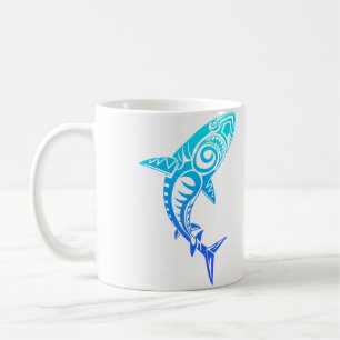 Cultuur Haai Symbool Blauw Haka Kia Ora Dans Nieuw Koffiemok