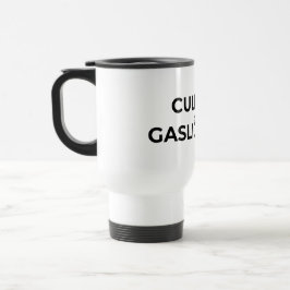 Cultuur is Gaslighten Minimalistische Geïsoleerde  Reisbeker