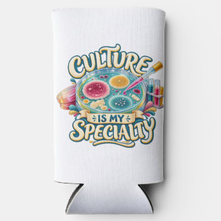 Cultuur is mijn specialisme – Grappig microbiologi Seltzer Blikjeskoeler
