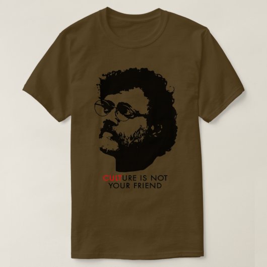 Cultuur is niet je vriendenkring McKenna T-shirt (Design voorkant)