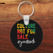 Cultuur Niet Te Koop Juneteenth, Juneteenth 1865 Sleutelhanger (Voorkant)