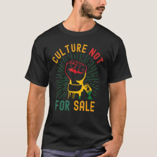 Cultuur niet voor verkoop bestemde rode Afrikaanse T-shirt
