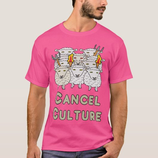 Cultuur schapen annuleren t-shirt (Voorkant)