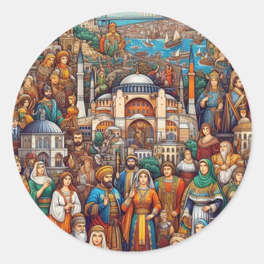 Cultuur Sticker van Istanbul (Voorkant)