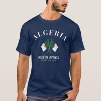 Cultuur van Algerije Vlag T-shirt