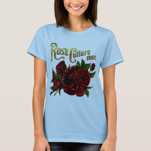 Cultuur van het roos 1887 t-shirt (Voorkant)