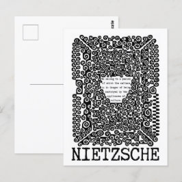 CULTUUR verkeert in een gevarenfilosofie, nietzsch Briefkaart