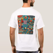 Cultuur vieren, erfgoed eren t-shirt (Achterkant)