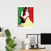 cultuurmeisje poster (Thuiskantoor)