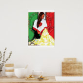 cultuurmeisje poster (Keuken)