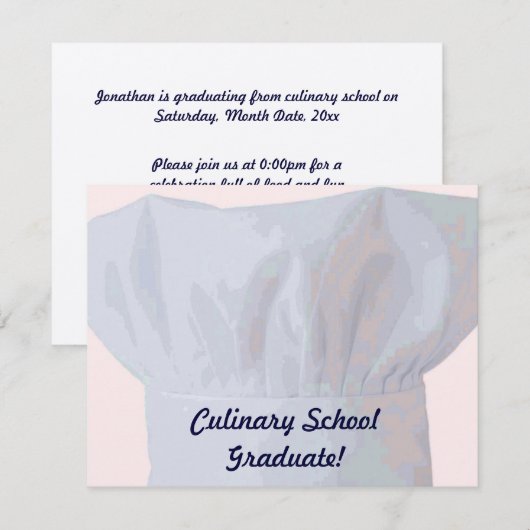 Cultuurschool Afstuderen Kaart (Voorkant / Achterkant)