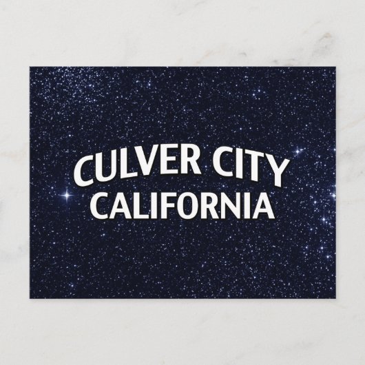 Culver City California Briefkaart (Voorkant)