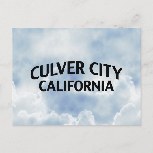Culver City California Briefkaart (Voorkant)