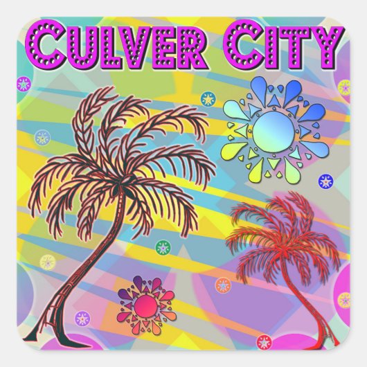 Culver City Happy en Hope Sticker (Voorkant)