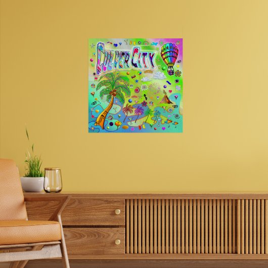 Culver City Tijdloos Melodie Poster (Woonkamer 2)